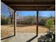Covered patio overlooking the backyard at 3974 Stillwater Dr, Duluth, GA 30096