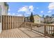 View from a home's wooden deck, overlooking a community at 3058 Turman Cir, Decatur, GA 30033