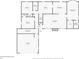 Detailed floor plan showcasing the layout of the home with labeled rooms and dimensions for each section at 1005 Quail Dr, Stockbridge, GA 30281
