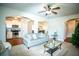 Spacious living room with open floor plan and a view of kitchen at 264 Magnaview Dr, Mcdonough, GA 30253