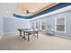 Spacious bonus room with high ceilings and ping pong table at 131 Gold Springs Ct, Canton, GA 30114
