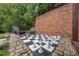 Outdoor chessboard and firepit, perfect for games and gatherings at 131 Gold Springs Ct, Canton, GA 30114
