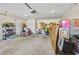 Spacious garage with storage and organization potential at 5450 Taylor Rd, Johns Creek, GA 30022