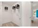 Walk-in closet with shelving and hanging racks for optimal storage at 305 Sound Cir, Stockbridge, GA 30281
