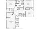 Main floor plan with primary bedroom, multiple bedrooms, and bathrooms at 4345 Settlers Grove Rd, Cumming, GA 30028