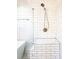 Walk in shower with built in seat at 110 Randomwood Way, Alpharetta, GA 30022