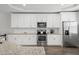 Spacious kitchen with white cabinets, stainless steel appliances, granite countertops and subway tile backsplash at 679 Mcwilliams Se Rd, Atlanta, GA 30315