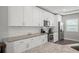 Modern kitchen featuring stainless steel appliances, granite countertops, and white subway tile backsplash at 679 Mcwilliams Se Rd, Atlanta, GA 30315