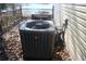 Two HVAC units located outside near lake at 2697 Bethel Ne Rd, Conyers, GA 30012