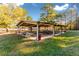 Large covered pavilion with picnic tables; great for gatherings at 2697 Bethel Ne Rd, Conyers, GA 30012