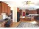 Spacious kitchen with work desk, island and plenty of cabinet storage at 2697 Bethel Ne Rd, Conyers, GA 30012