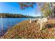 Picturesque lakeside view with inviting seating areas at 2697 Bethel Ne Rd, Conyers, GA 30012