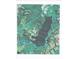 Overhead view highlighting land plot with a lake surrounded by verdant greenery and adjacent roads at 2697 Bethel Ne Rd, Conyers, GA 30012