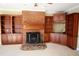 Living room features a fireplace with built-in shelving at 2697 Bethel Ne Rd, Conyers, GA 30012