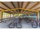 Outdoor pavilion offering ample seating with picnic tables, ideal for gatherings or relaxation at 2697 Bethel Ne Rd, Conyers, GA 30012