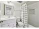 Clean bathroom, featuring white subway tiles, and updated vanity at 54 Ivy Ne Pkwy, Atlanta, GA 30342