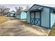 Exterior view of multiple outbuildings, including sheds and a gazebo at 374 Hawkins St, Marietta, GA 30060