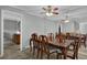 Spacious dining area with a large wooden table at 2105 Country Park Dr, Smyrna, GA 30080