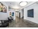 Modern lobby features polished concrete floor and contemporary art at 563 Memorial Se Dr # 211, Atlanta, GA 30312