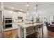 Modern kitchen with white cabinets, granite countertops and stainless steel appliances at 5750 Sutters Vw, Cumming, GA 30028