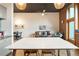 Open concept dining area with white table and seating for four at 660 Glen Iris Ne Dr # 204, Atlanta, GA 30308