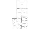 One bedroom floor plan, including living room and balcony at 660 Glen Iris Ne Dr # 204, Atlanta, GA 30308