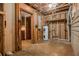 Unfinished basement area with exposed utilities at 170 Pebble Path, Douglasville, GA 30134