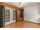Dining area with French doors leading to a patio at 170 Pebble Path, Douglasville, GA 30134
