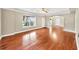 Living room featuring hardwood floors and lots of natural light at 2812 Havenwood Dr, Conyers, GA 30094