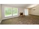 Living room features tile floors, fireplace and neutral colors at 5377 Martins Crossing Rd, Stone Mountain, GA 30088