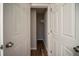 Walk-in closet boasts a shelf for storage and hanging at 2980 Laguna Dr, Decatur, GA 30032