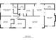 Floor plan featuring a convenient layout with clearly labeled rooms and measurements at 2980 Laguna Dr, Decatur, GA 30032