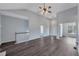 Open living space with hardwood floors and high ceilings at 287 Jenna Ln, Dallas, GA 30157