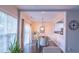 Spacious dining area with hardwood floors and access to the backyard at 5800 Oakdale Rd # 103, Mableton, GA 30126
