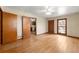 Living room with hardwood floors and multiple doorways at 108 Woodhaven Dr, Stockbridge, GA 30281