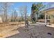 Landscaped backyard with firepit and seating at 151 Nacoochee Way, Canton, GA 30114