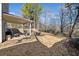 Private backyard with patio and grassy area at 151 Nacoochee Way, Canton, GA 30114