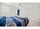 Cozy bedroom with double bed and ceiling fan at 151 Nacoochee Way, Canton, GA 30114