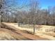 Community basketball court with well-maintained nets and court lines, nestled among trees at 201 Augusta Walk, Canton, GA 30114