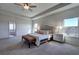 Bright and airy main bedroom featuring a king-size bed and ample natural light at 201 Augusta Walk, Canton, GA 30114