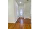 Bright entryway with hardwood floors and coat closets at 4299 High Country Dr, Douglasville, GA 30135