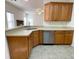 Kitchen features a large island and stainless steel dishwasher at 4299 High Country Dr, Douglasville, GA 30135