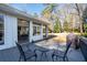 Back deck with furniture offers seamless transition to indoor/outdoor living at 4266 Valley Trail Se Dr, Atlanta, GA 30339