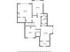 Detailed floor plan showcases the layout of the second floor with room dimensions and names at 2109 Rocky Falls Nw Ct, Kennesaw, GA 30152