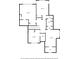 Detailed floor plan showcases the layout of the second floor with room dimensions and names at 2109 Rocky Falls Nw Ct, Kennesaw, GA 30152