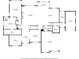 Detailed floor plan showcases the layout of the first floor with room dimensions and room names at 2109 Rocky Falls Nw Ct, Kennesaw, GA 30152