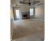 Spacious living room with a brick fireplace and carpeting at 790 Hiram Davis Rd, Lawrenceville, GA 30045