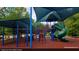 Playground with shaded canopy and play structures for children at 5323 Lakesprings Dr, Dunwoody, GA 30338