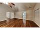 Spacious main bedroom with hardwood floors and vaulted ceiling at 876 Nevis Way, Mcdonough, GA 30253