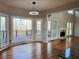 Bright dining area with hardwood floors and deck access at 234 Lake Ruby Dr, Suwanee, GA 30024